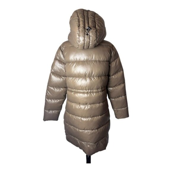 Michael Kors Coat Women Small Tan‎ Quilted Insulated Puffer Jacket Outdoor - Picture 2 of 15